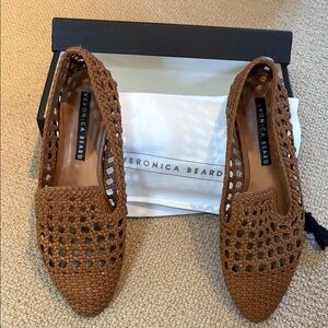 Veronica Beard Griffin Basket Weave Flats